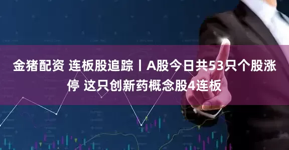 金猪配资 连板股追踪丨A股今日共53只个股涨停 这只创新药概念股4连板