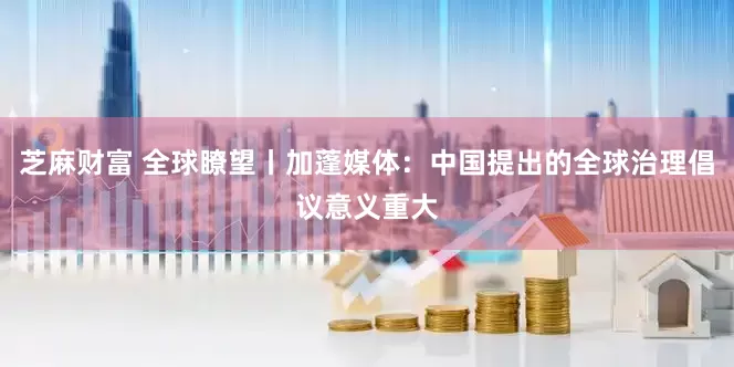 芝麻财富 全球瞭望丨加蓬媒体：中国提出的全球治理倡议意义重大